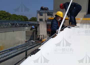 如何處理膜結(jié)構(gòu)的膜面褶皺？